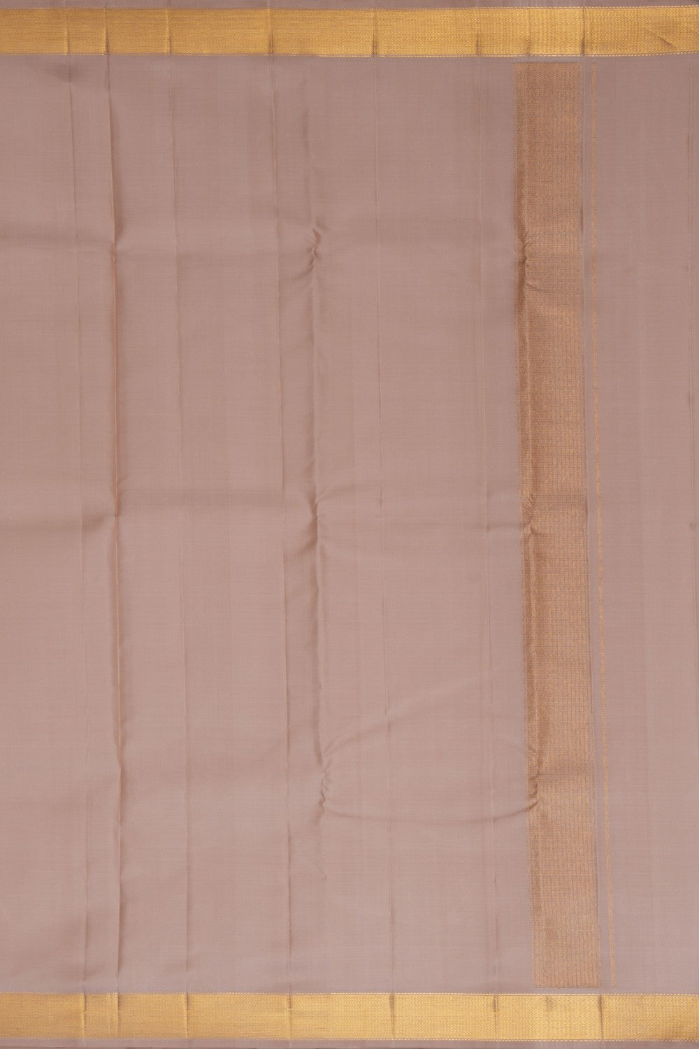 Image of Arani Silk Beige Dhoti With Kanduva (8 X 4)