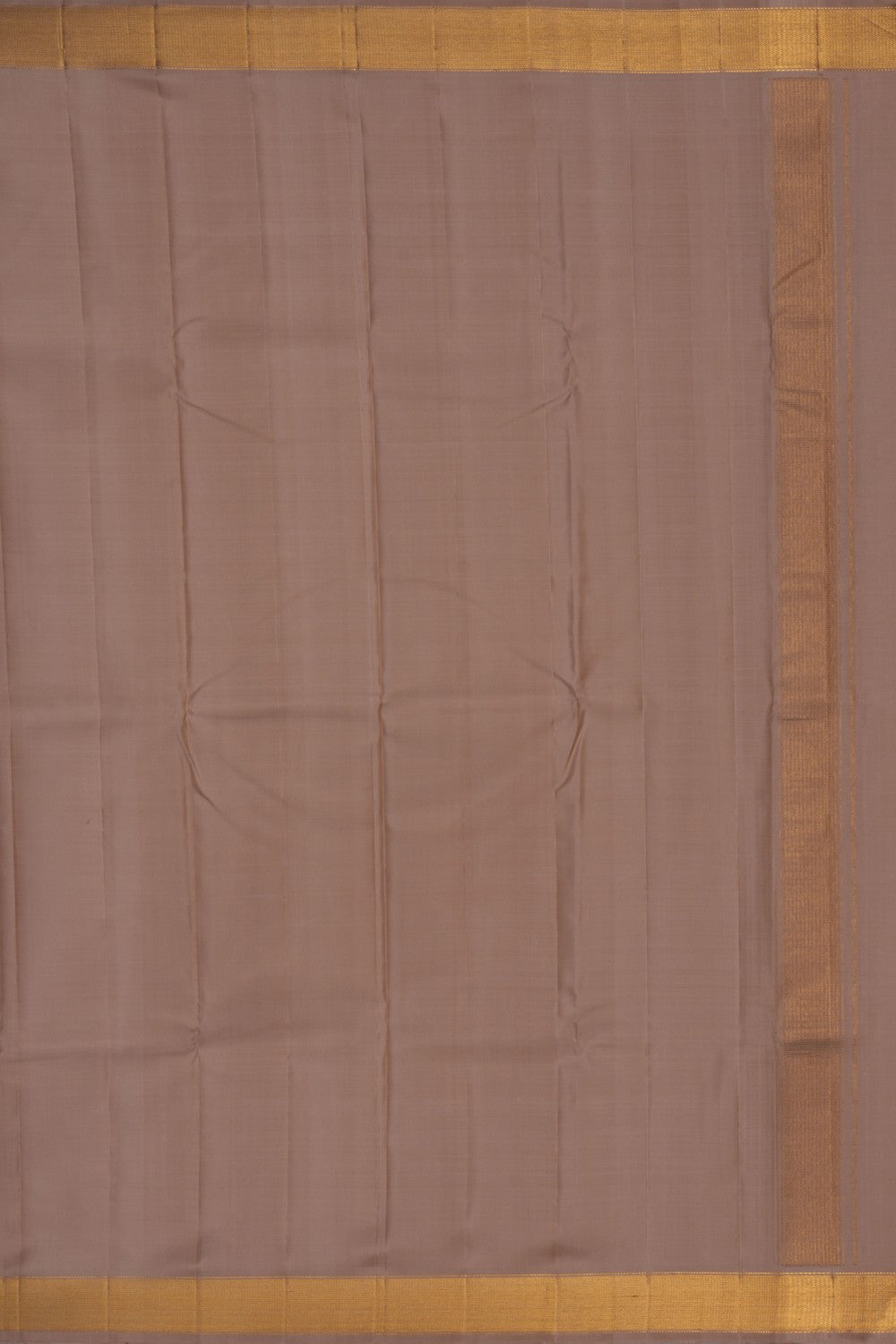 Image of Arani Silk Beige Dhoti With Kanduva (8 X 4)