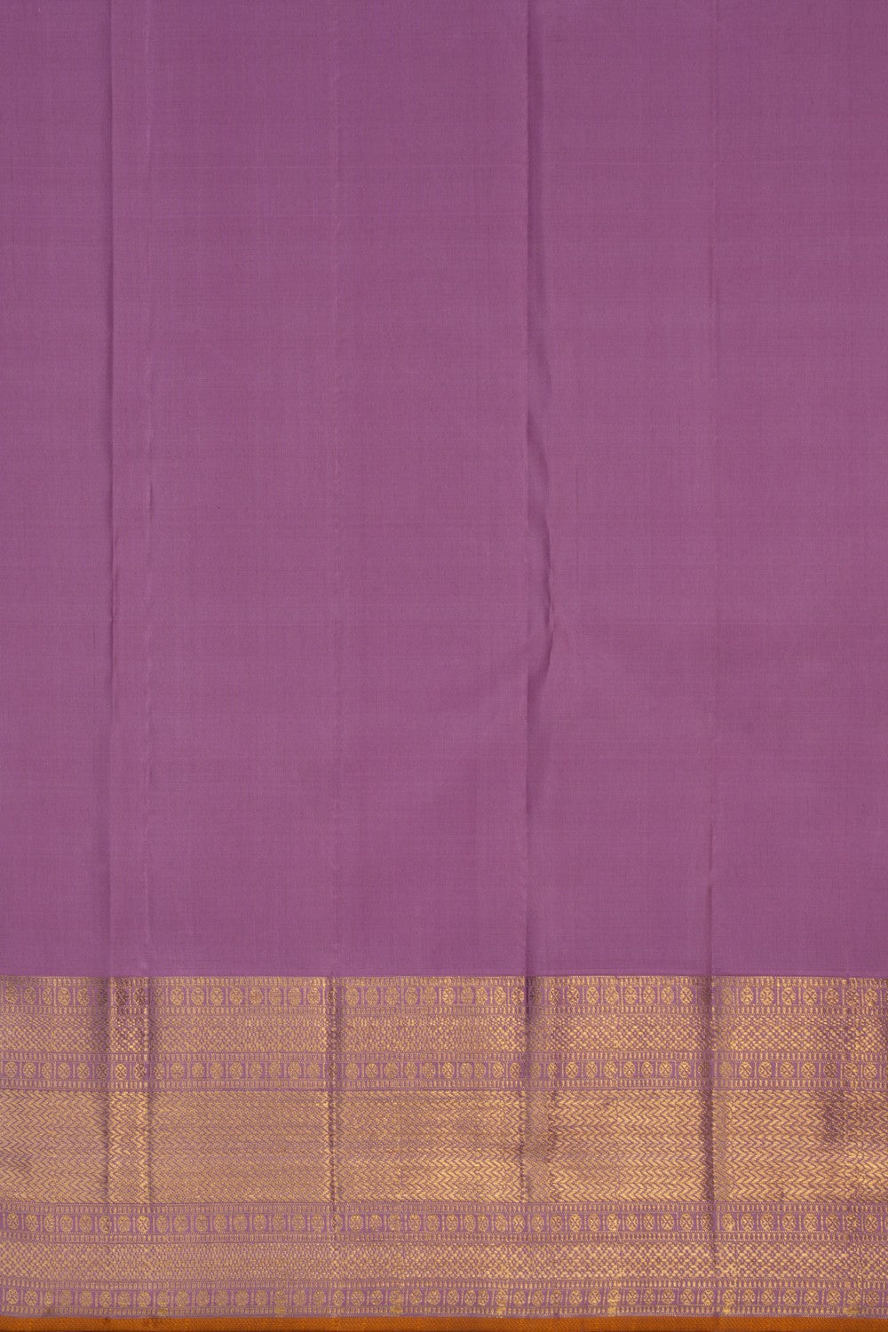 Mauve Purple Floral Brocade Kanchipuram Silk Saree