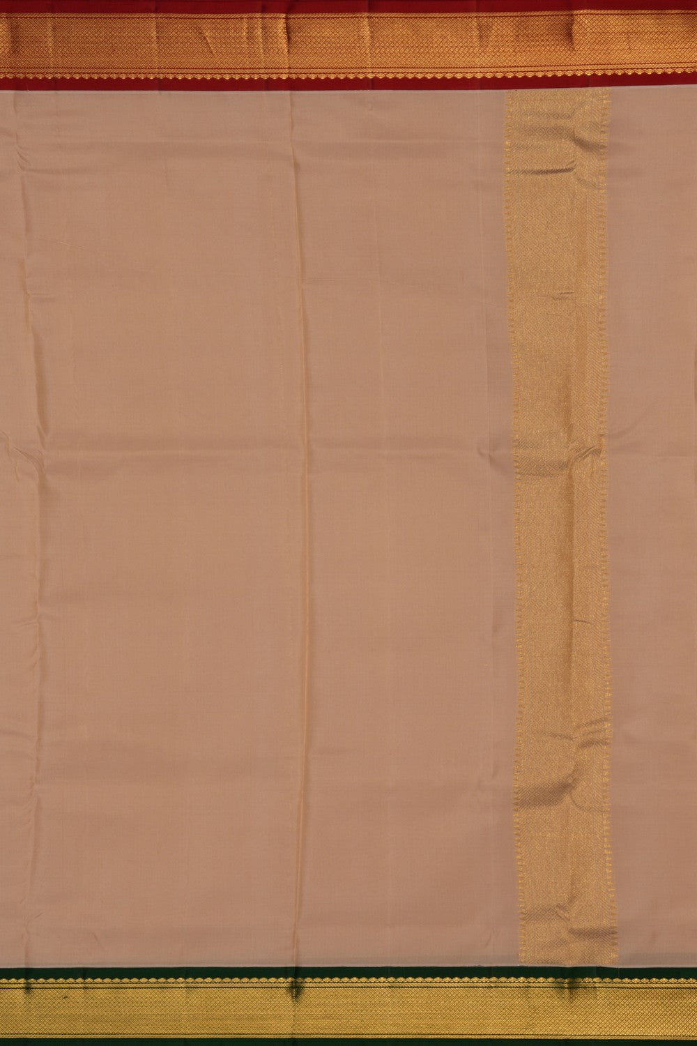 Kanchipuram Silk Off-White Dhoti With Kanduva (8 X 4)