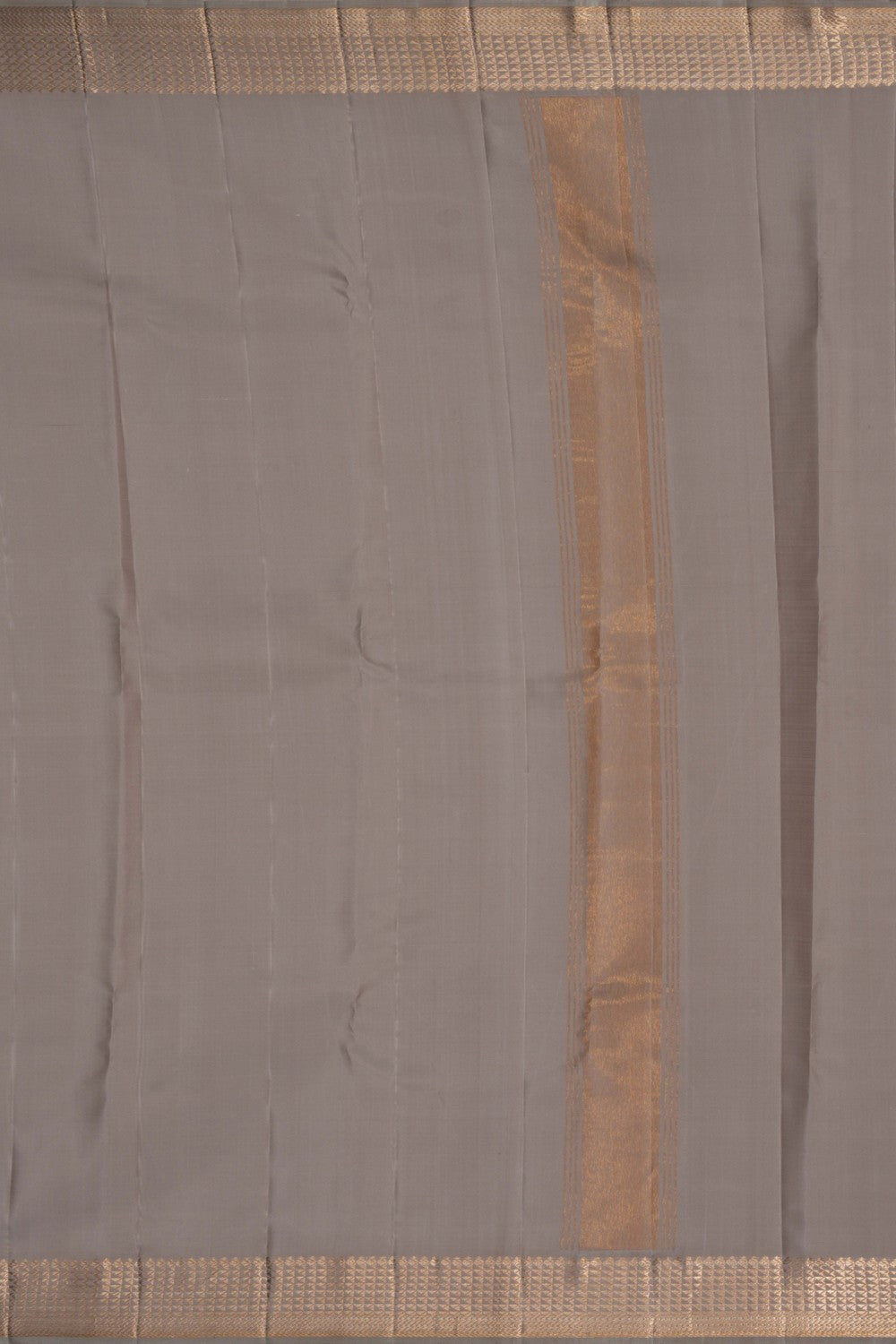 Image of Kanchi Silk Grey Dhoti With Kanduva (8 X 4)