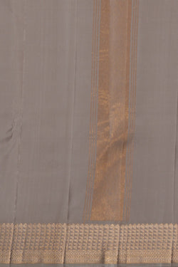 Image of Kanchi Silk Grey Dhoti With Kanduva (8 X 4)