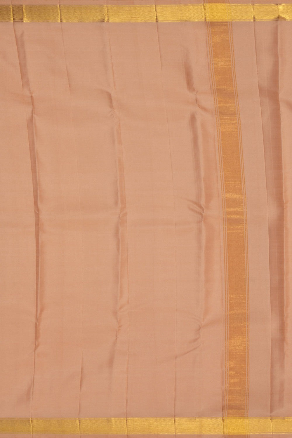 Image of Kanchi Silk Beige Dhoti With Kanduva (8 X 4)