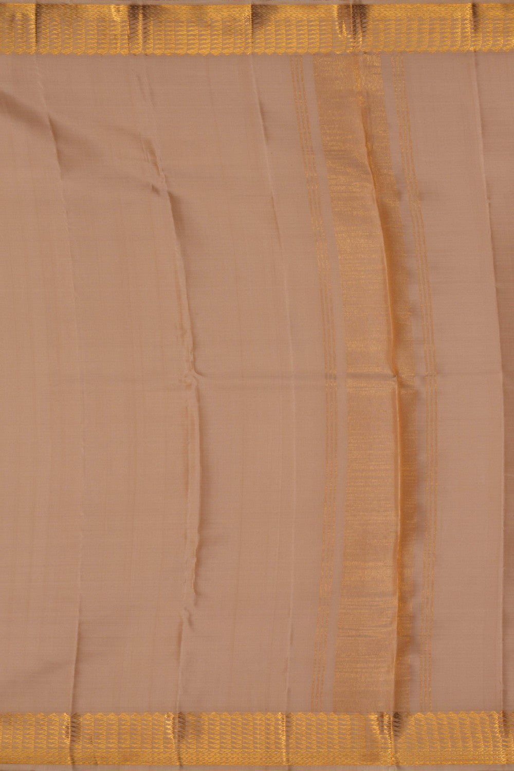 Kanchi Silk Cream Dhoti With Kanduva (8 X 4) 3 Pcs Set