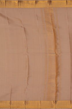 Image of Kanchi Silk Cream Dhoti With Kanduva (8 X 4) 3 Pcs Set
