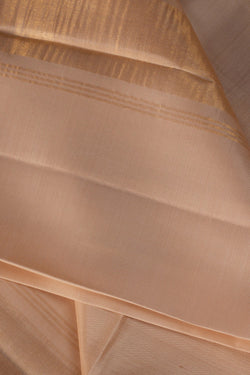 Image of Kanchi Silk Cream Dhoti With Kanduva (8 X 4) 3 Pcs Set