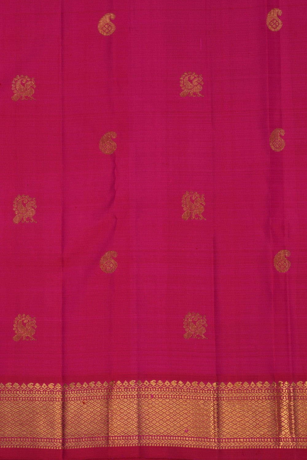 Kanchipuram Silk Pink Saree
