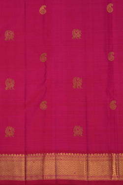 Image of Kanchipuram Silk Pink Saree