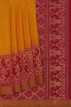 Image of South Silk Mustard Saree