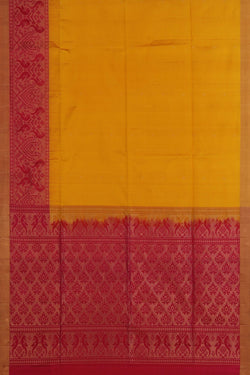 Image of South Silk Mustard Saree