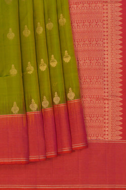 Image of South Silk Green Saree