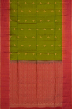 Image of South Silk Green Saree