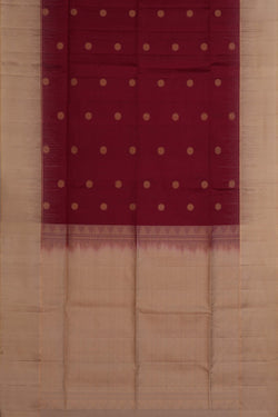 Image of South Silk Maroon Saree