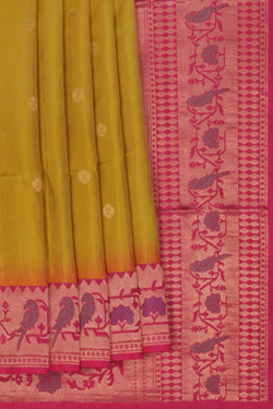 Image of South Silk Green Saree