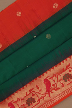Image of South Silk Green Saree