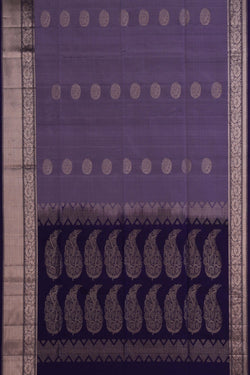 Image of South Silk Purple Saree