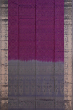 Image of South Silk Purple Saree