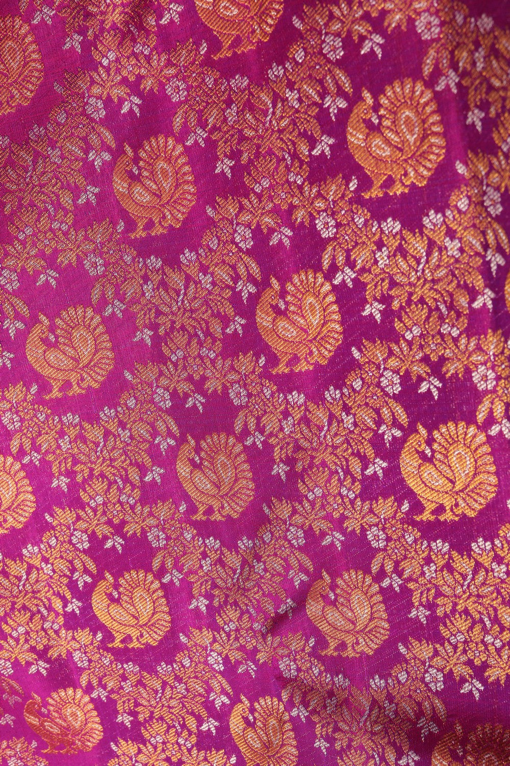 Image of Kanchipuram Silk Purple Saree