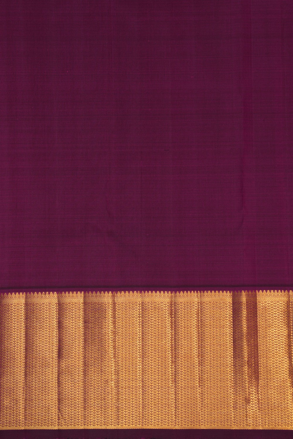 Purple Brocade Kanchipattu Saree