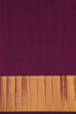 Image of Purple Brocade Kanchipattu Saree