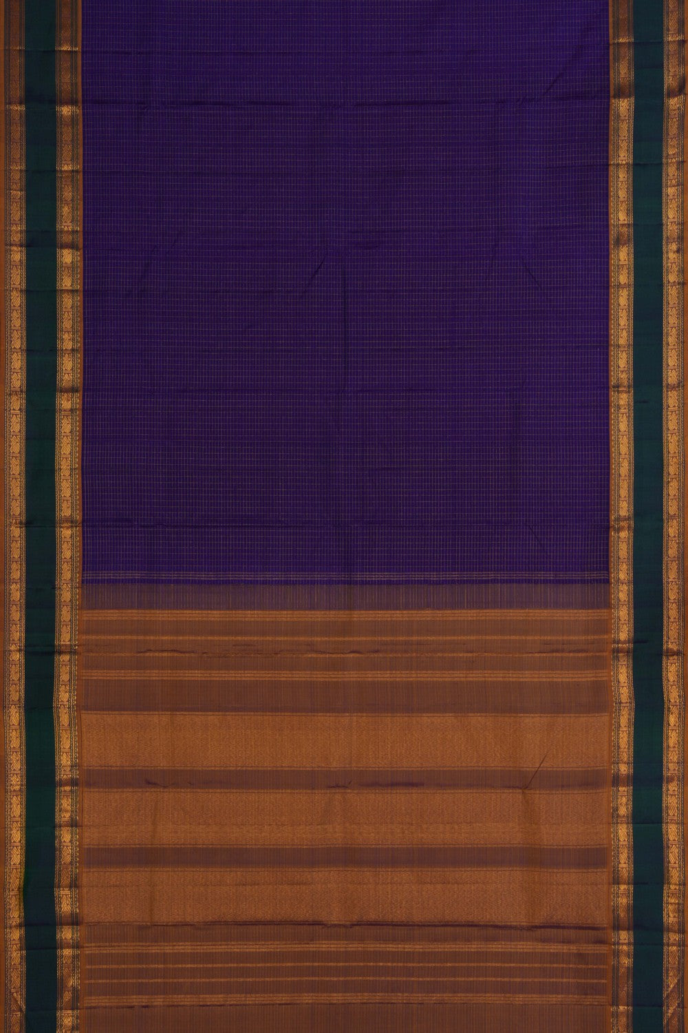 Image of Purple Kattam Arani Silk Saree