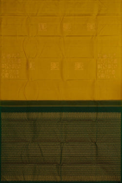 Image of Yellow Arani Silk Saree