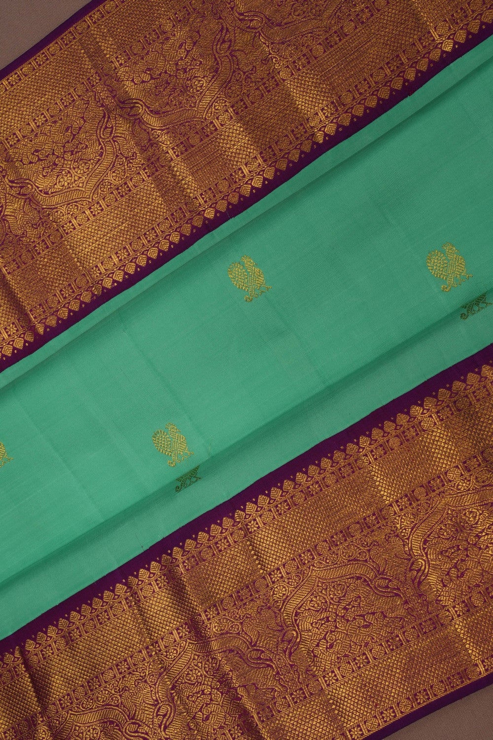 Arani Silk Green Saree