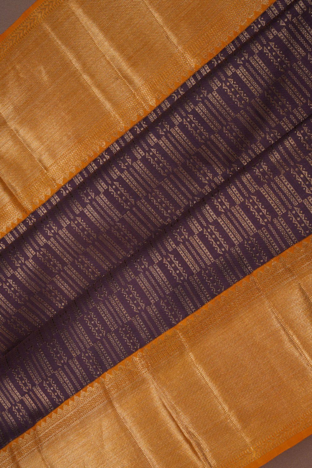 Purple Arani Silk Saree