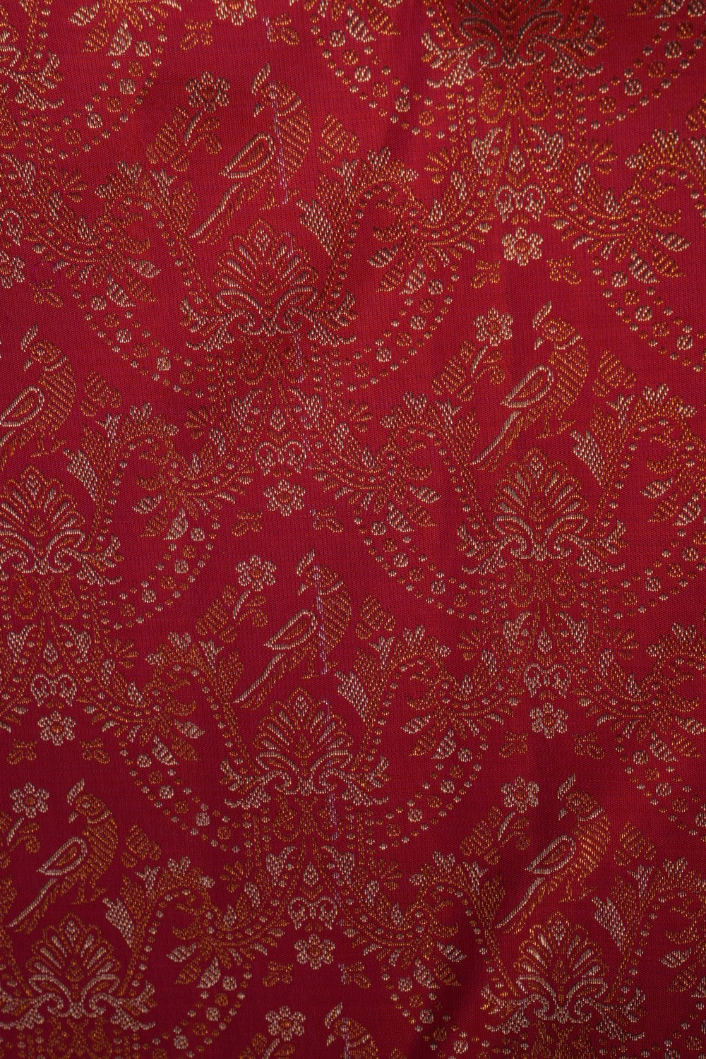 Image of Fuchsia Pink Kanchipuram Silk Saree