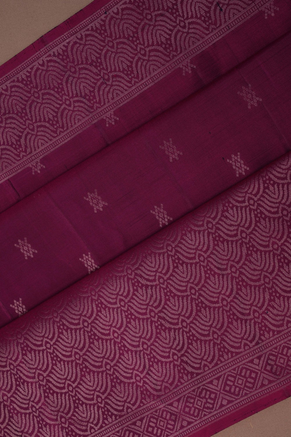 South Silk Purple Saree