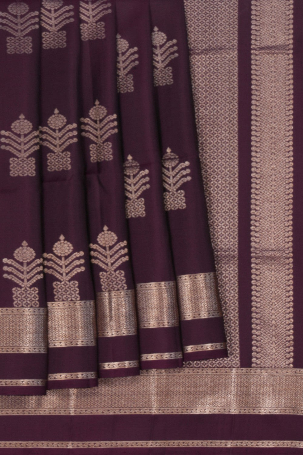 Image of South Silk Violet Saree