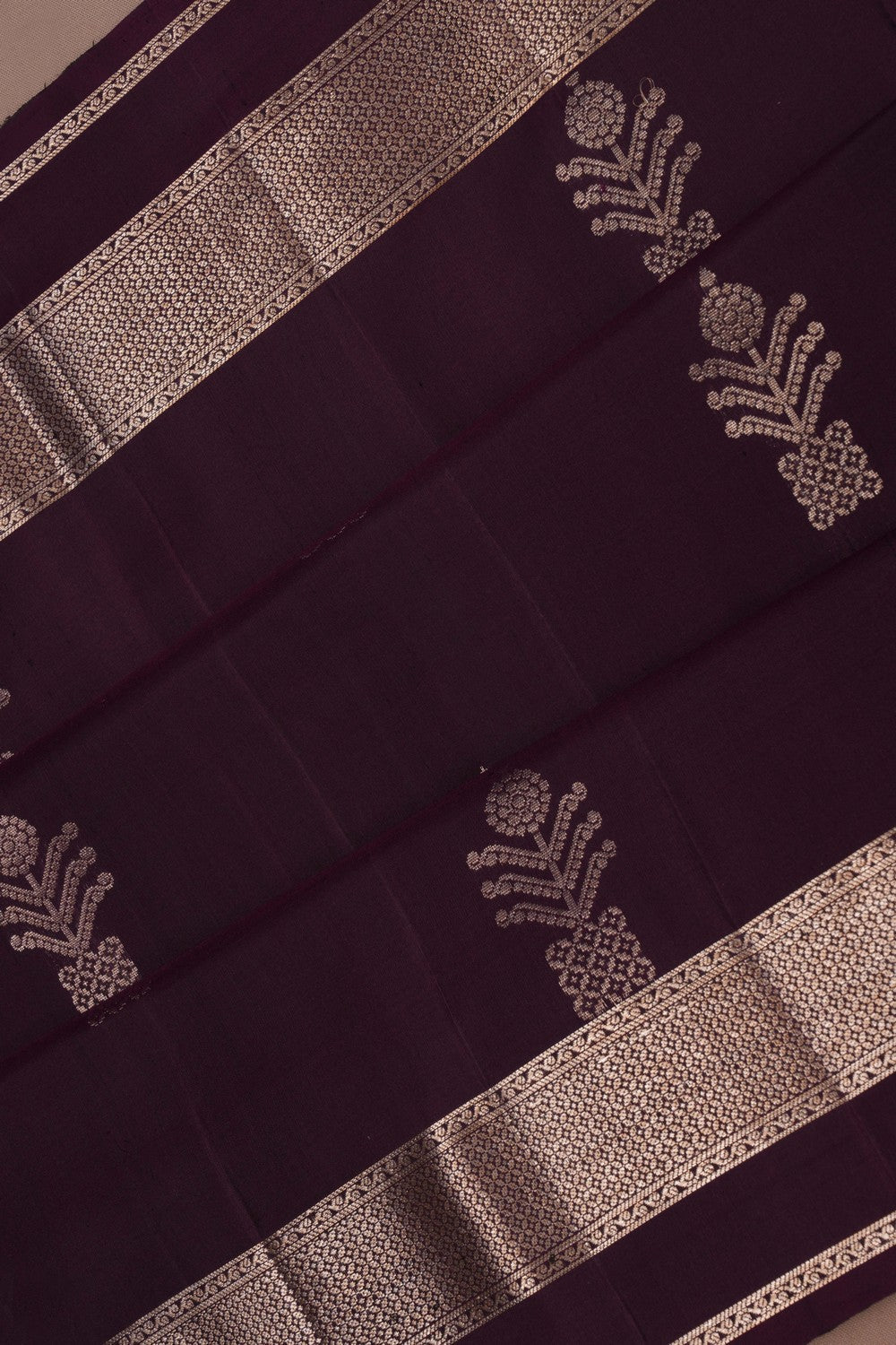 South Silk Violet Saree