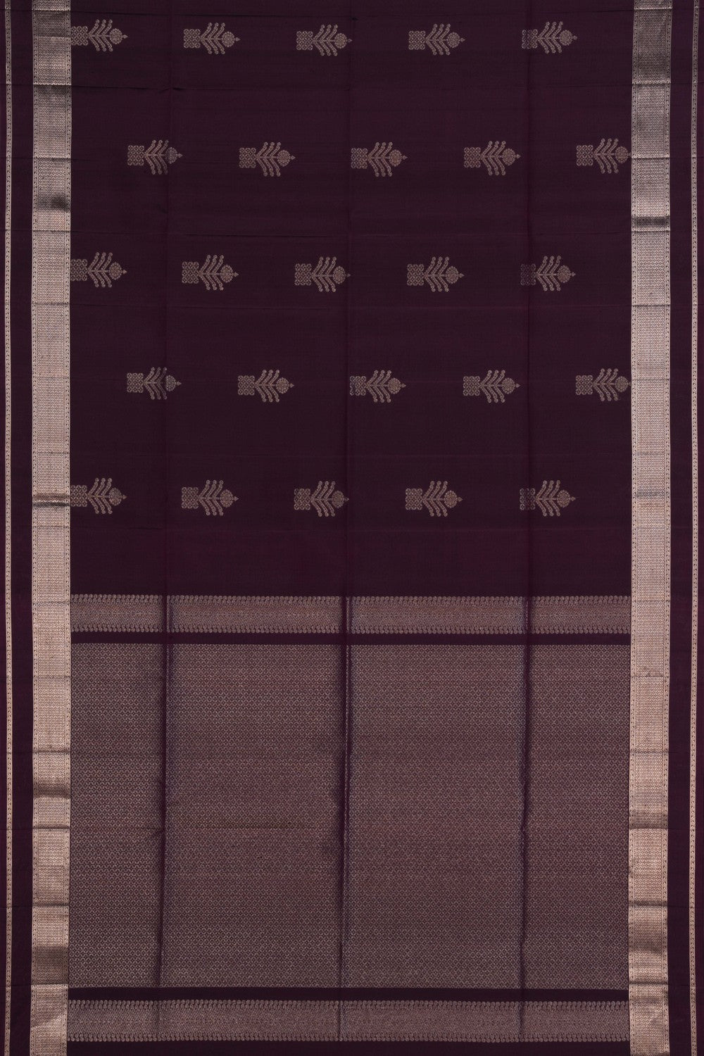 Image of South Silk Violet Saree