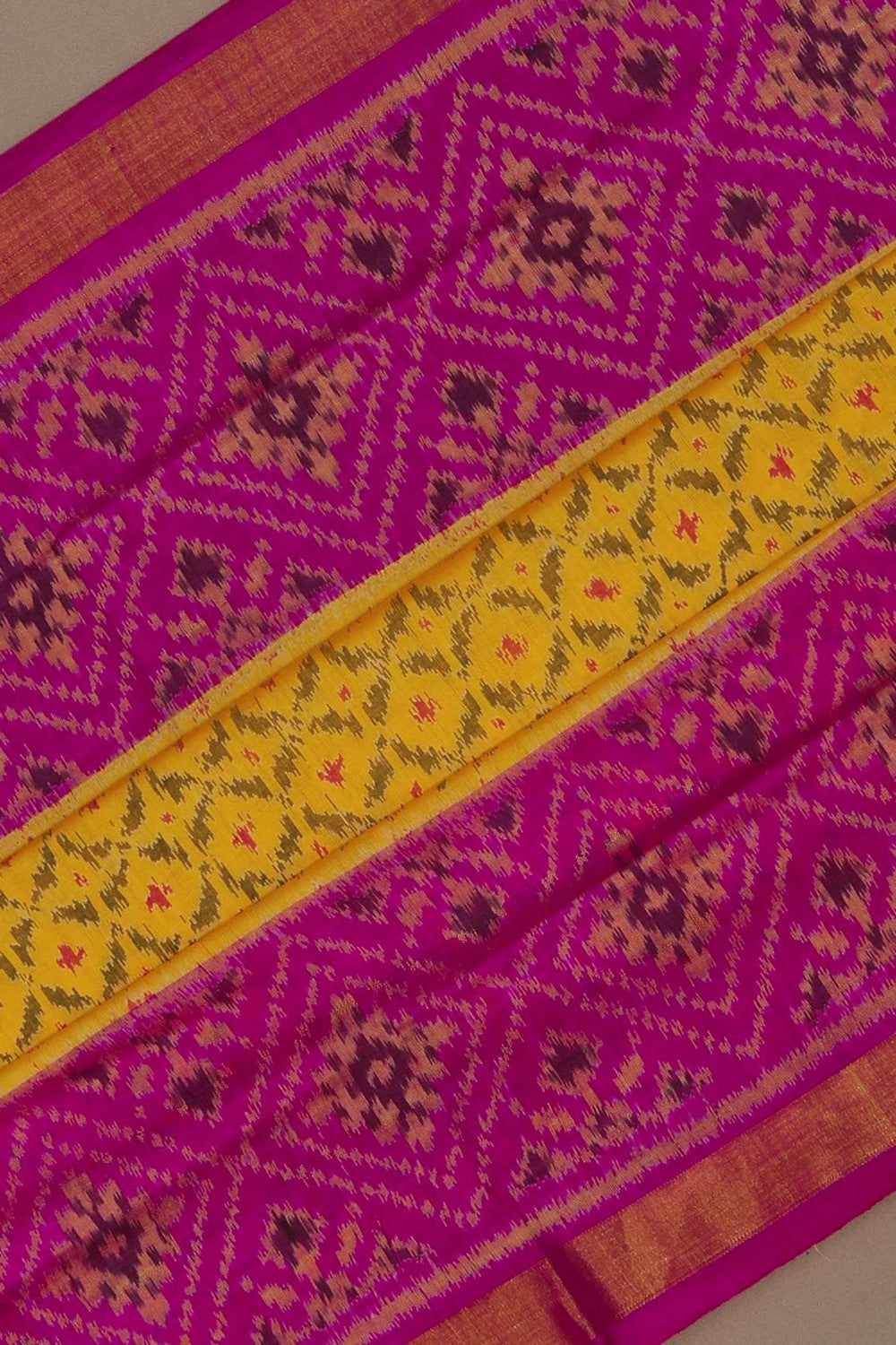 Image of Rajkot Silk Mustard Saree
