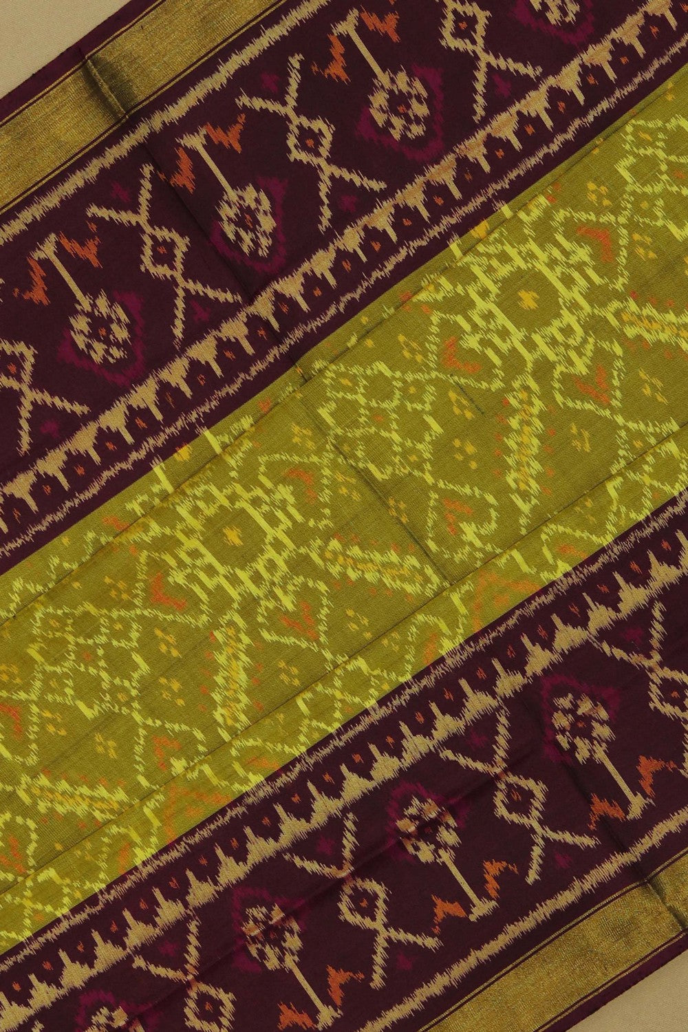 Rajkot Silk Green Saree