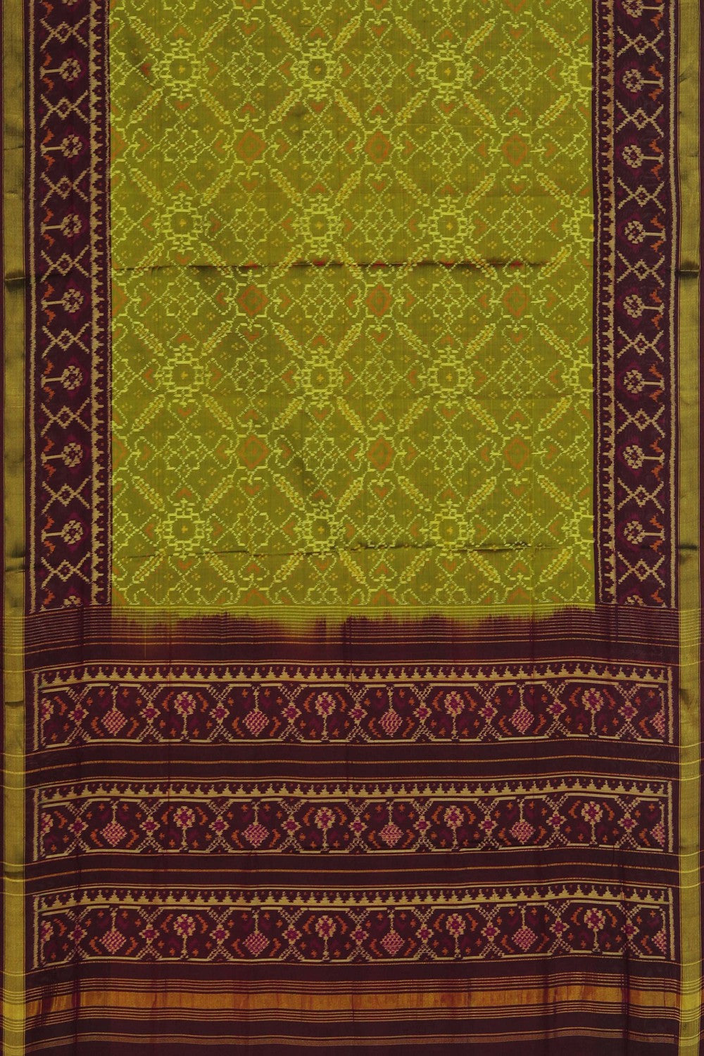 Image of Rajkot Silk Green Saree