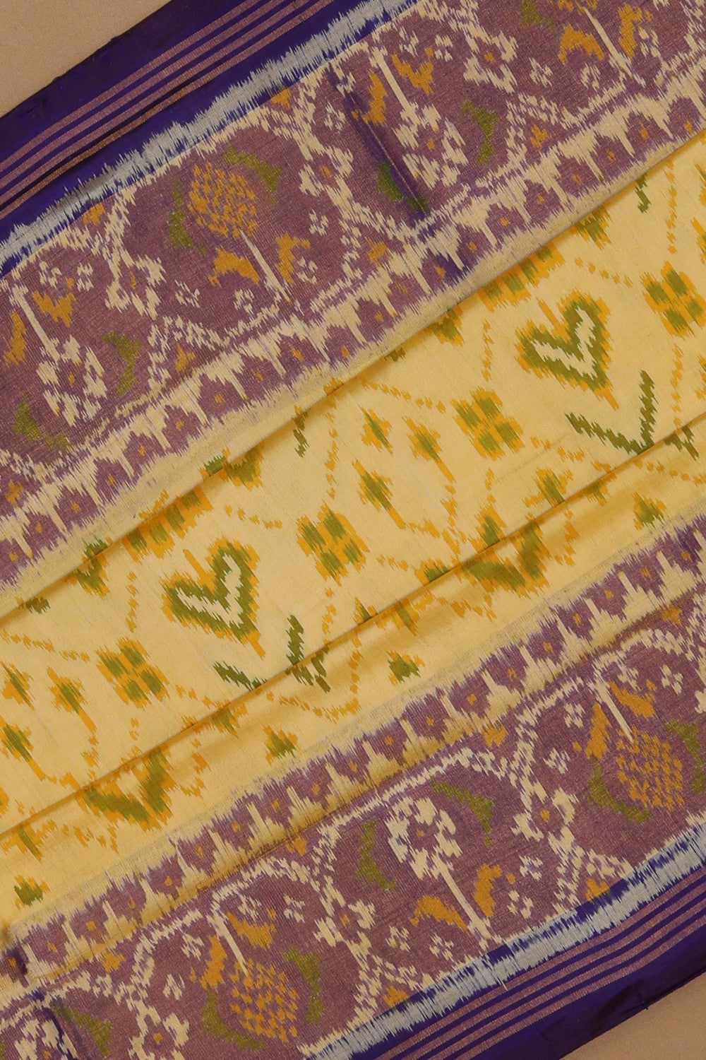 Image of Rajkot Silk Cream Saree