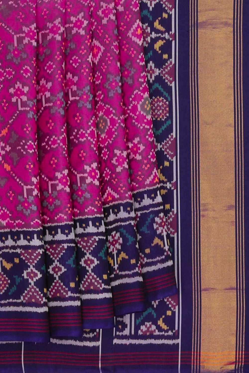 Image of Rajkot Silk Pink Saree