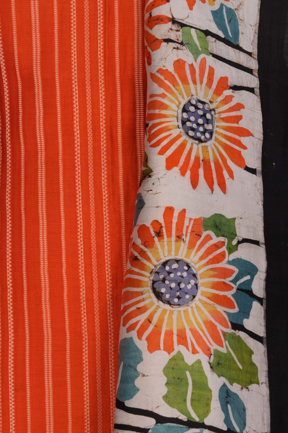 Unstitched Suit Set Tussar Fabric (3 Pcs Set)
