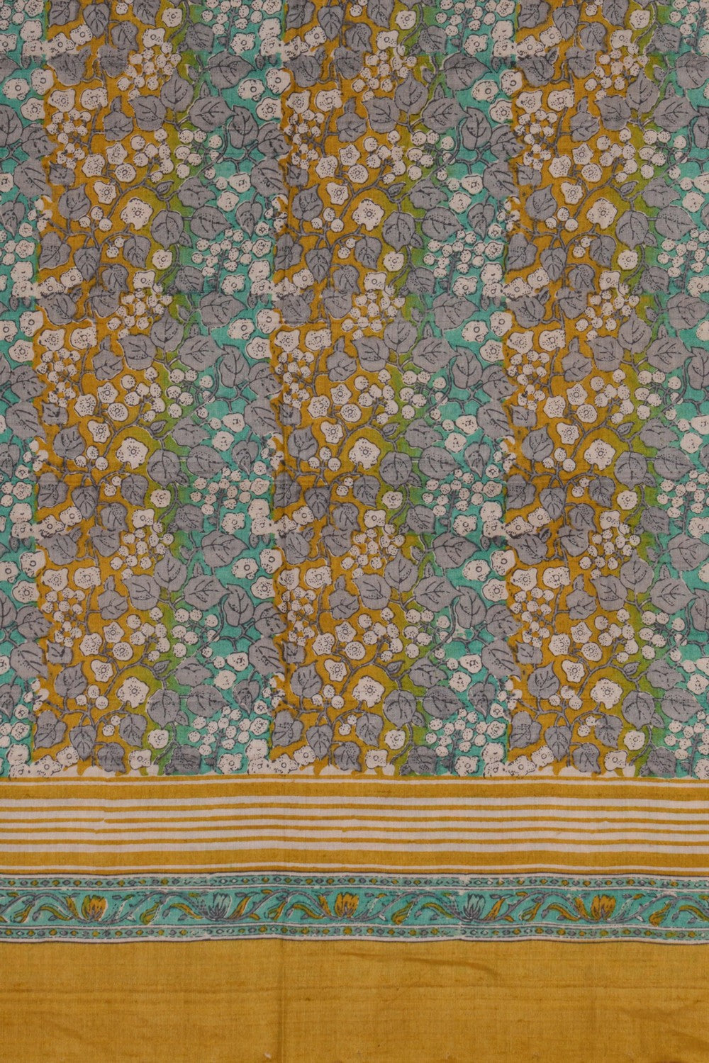 Unstitched Suit Set Tussar Fabric (3 Pcs Set)
