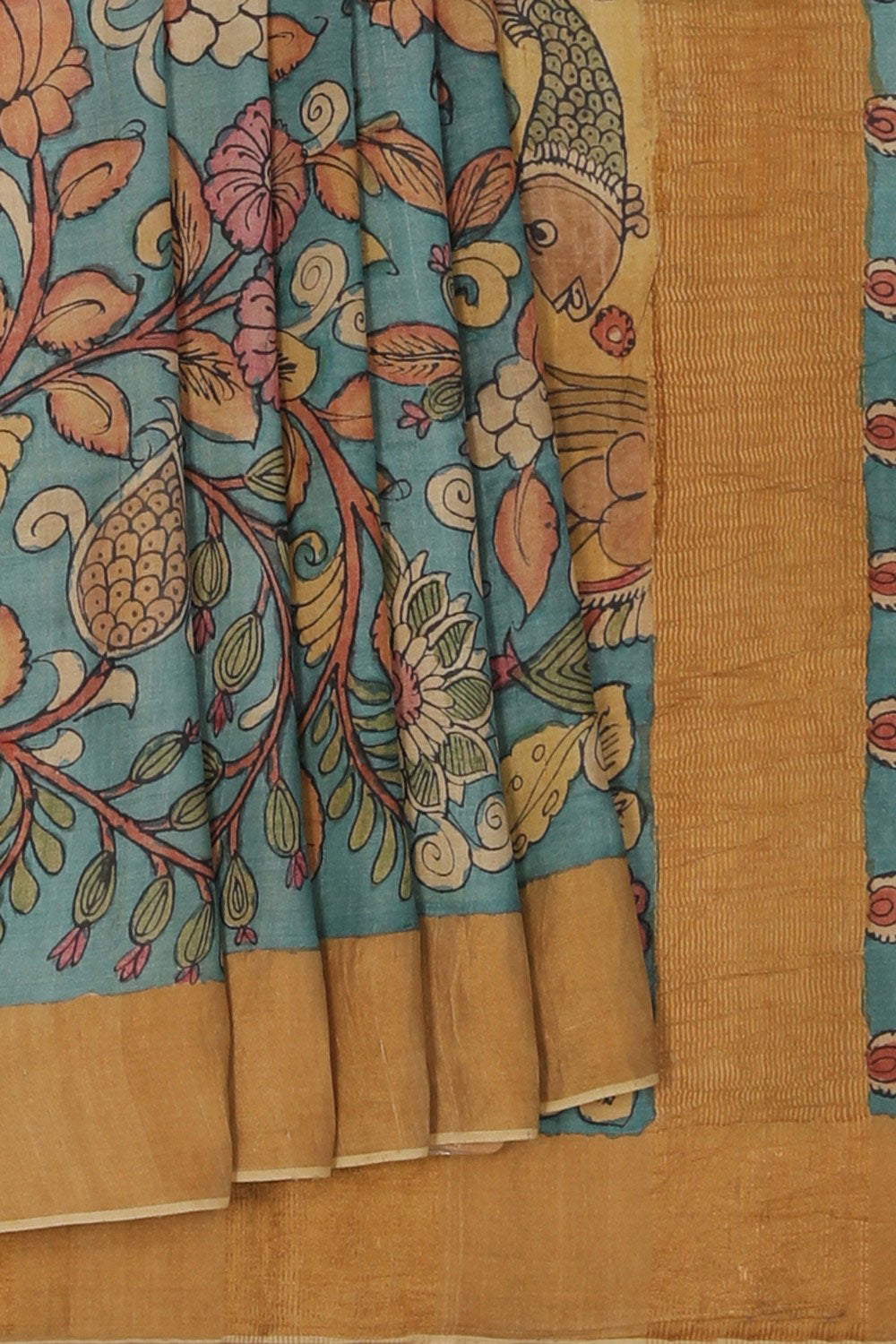 Kalamkari Painting Saree