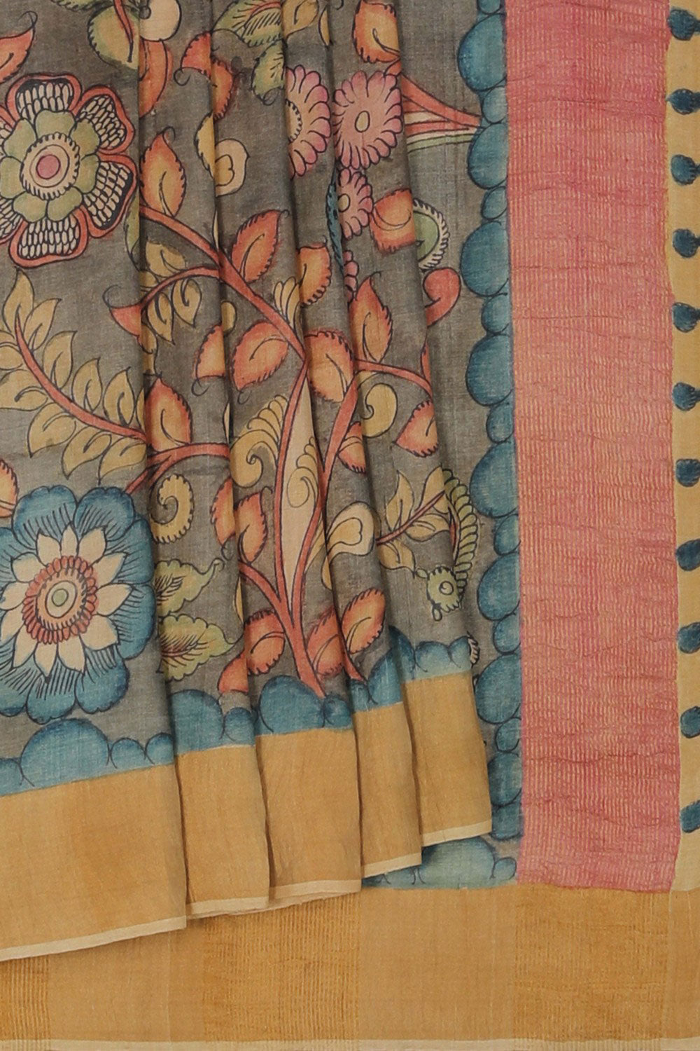 Image of Kalamkari Painting Saree