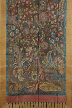 Image of Kalamkari Painting Saree