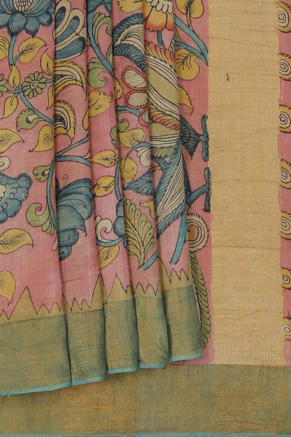 Kalamkari Painting Saree