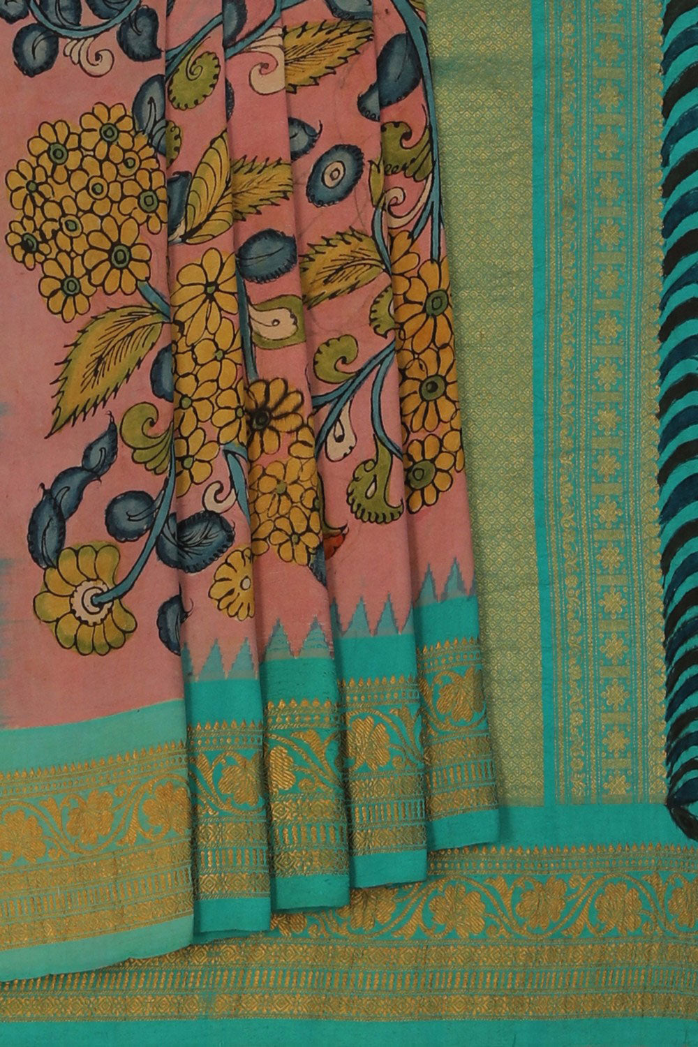 Kalamkari Painting Saree