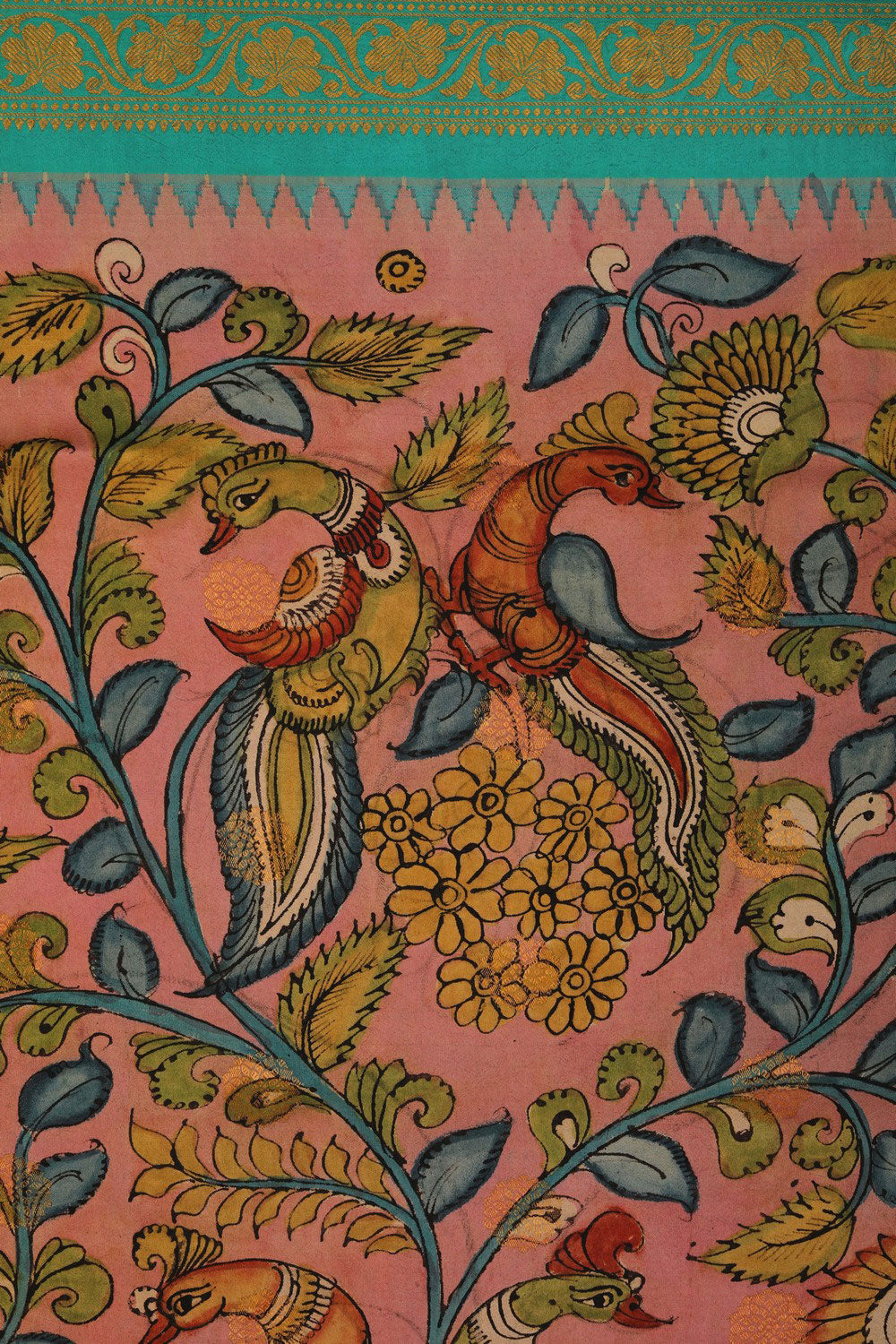 Image of Kalamkari Painting Saree