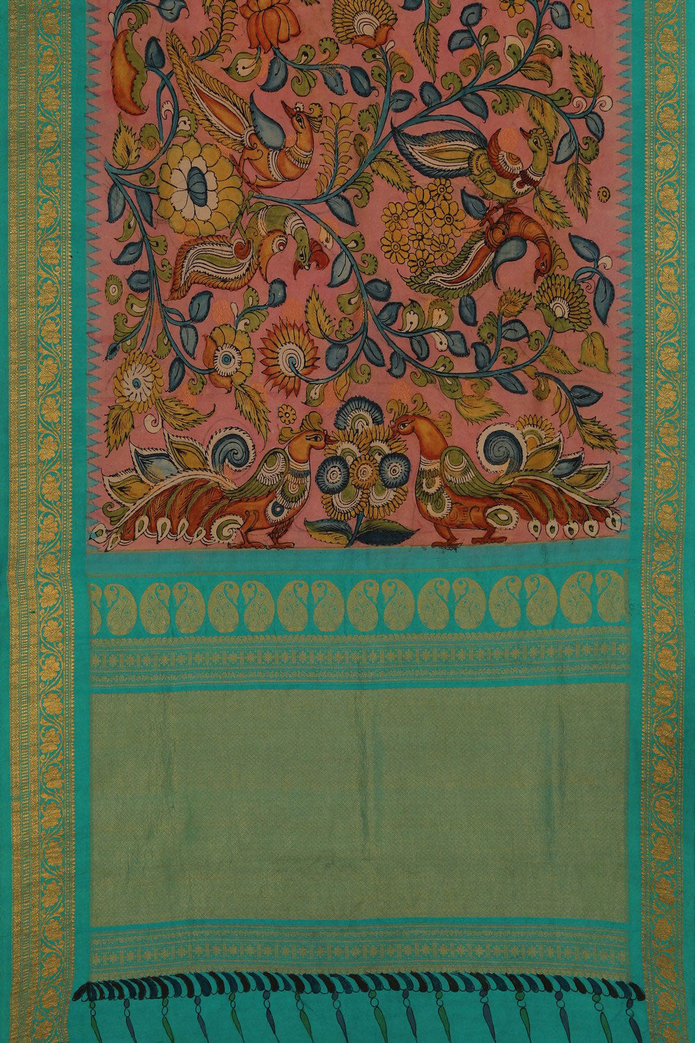 Image of Kalamkari Painting Saree