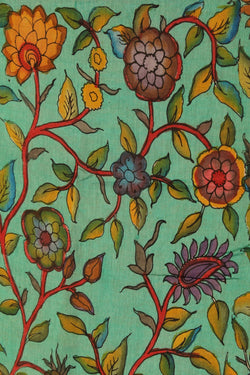 Image of Kalamkari Painting Saree