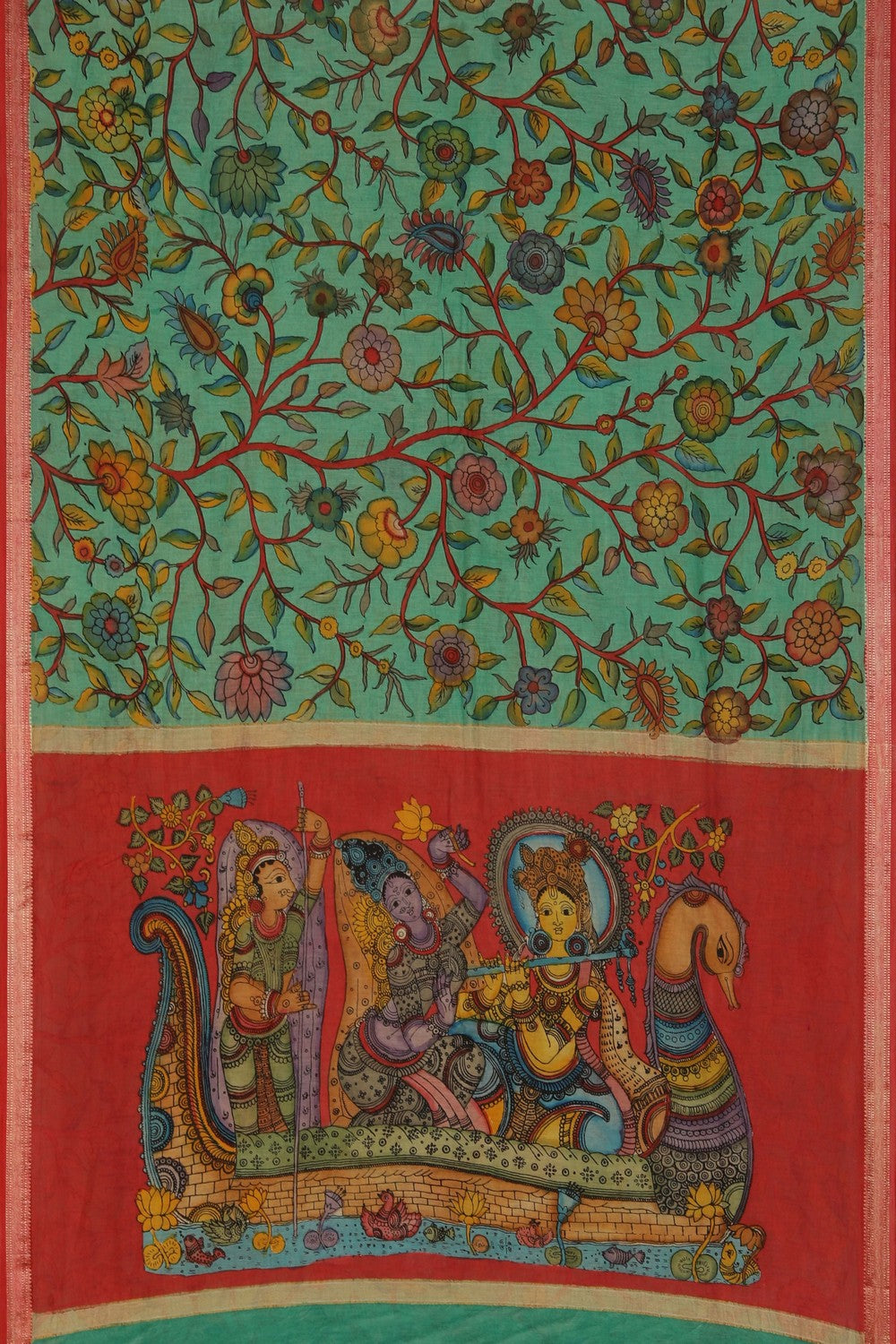 Image of Kalamkari Painting Saree