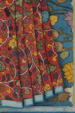 Image of Kalamkari Painting Saree